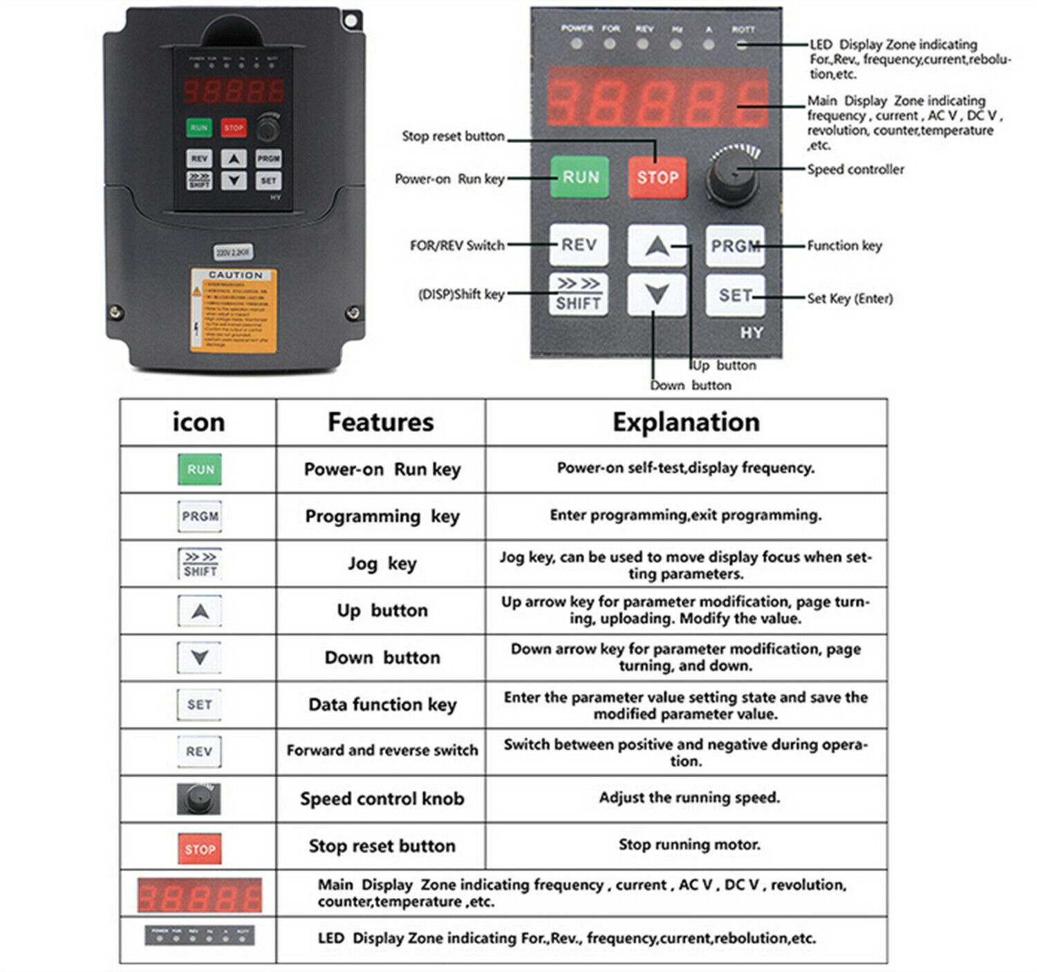 2.2KW 110Vまたは220V 8A GDZ-80-2. - 2.2Kw Water Cooled Spindle Kit Vfd のレビューと価格